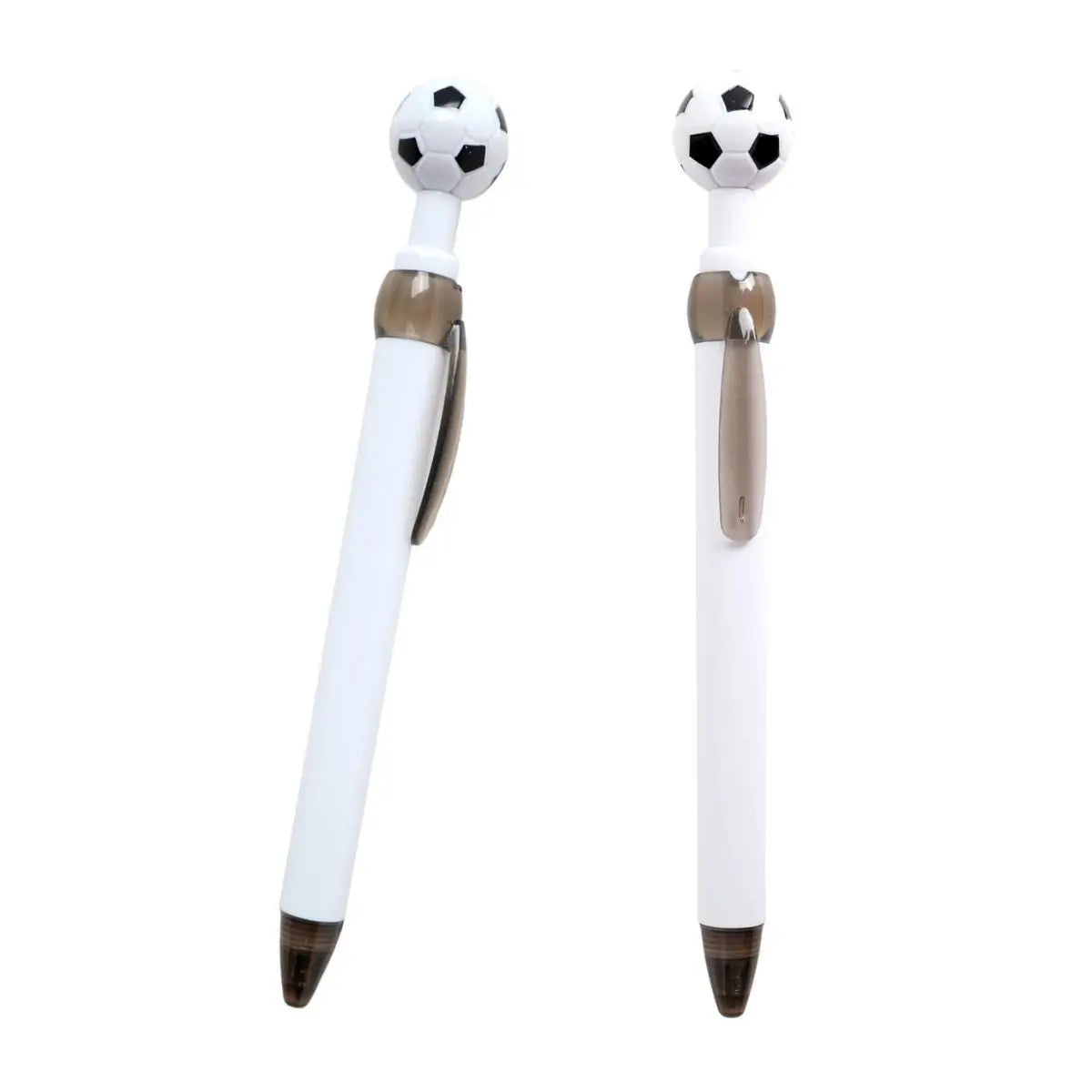 10pzs Boligrafo Plastico For Promotional Clip Forma Balon Soccer - For Promotional - vista lateral
