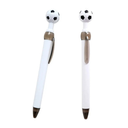 10pzs Boligrafo Plastico For Promotional Clip Forma Balon Soccer - For Promotional - vista lateral