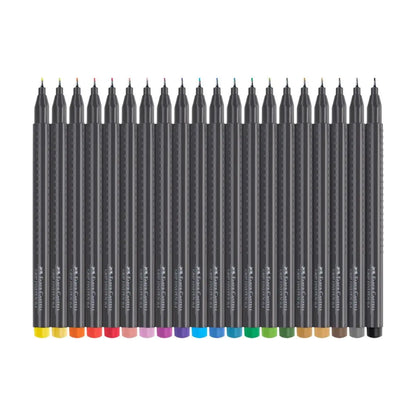 Faber-Castell Grip Finepen (Wallet of 20) - Faber Castell - vista lateral