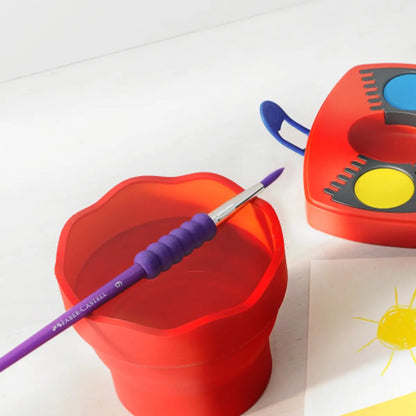 Pinceles Sintéticos Faber Castell Eva Agarre Grip 4 Pz - Faber Castell - accesorios