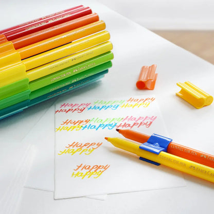Plumones Faber Castell Estuche Camión 33 Pz - Faber Castell - uso