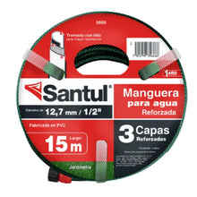 Manguera reforzada 3 capas 15m 1/2" Santul - Santul