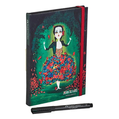 Libreta 160 hojas + Marcador Finepen Faber Castell Edición Joan Alfaro - Faber Castell - empaque