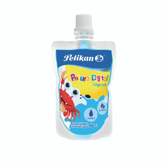 Pintura Digital Pelikan Finger Paint 60ml Elegir Color Azul - Pelikan