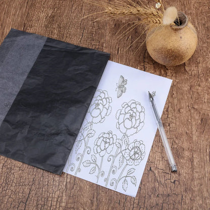 Hojas Papel Carbón 1010g Carta Base Cera Negra Pelikan 100 Piezas - Pelikan