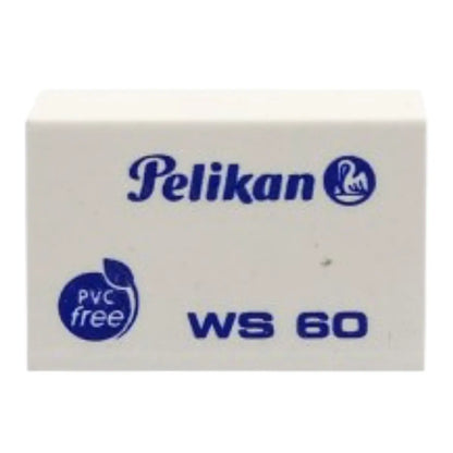 Gomas Plásticas Borrador Ws60 Blanca Pelikan 60 Piezas - Pelikan - uso
