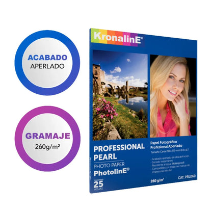 Papel Fotográfico Aperlado 1500h 4x6 Kronaline Fotografía - Kronaline - accesorios