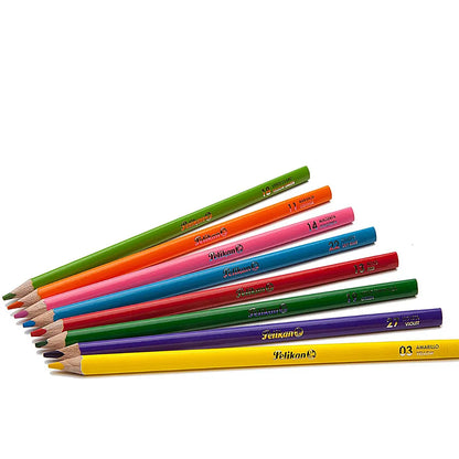 Caja Lápices Colores Redondos 4mm Pelikan 36 Piezas + Sacapuntas - Pelikan - empaque