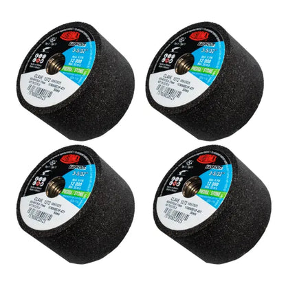 4 Copa abrasiva tipo R.T.11 grano 60 de 80 x 45 x 15.9-11 mm Austromex - Austrodiam - vista lateral