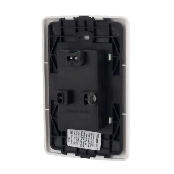 Placa Toscana contacto doble  Sanelec - Sanelec - detalle