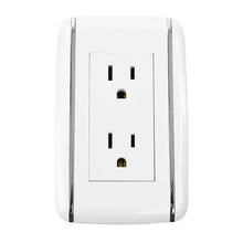 Placa Vicenza contacto doble Saneles 4455 - Sanelec - empaque