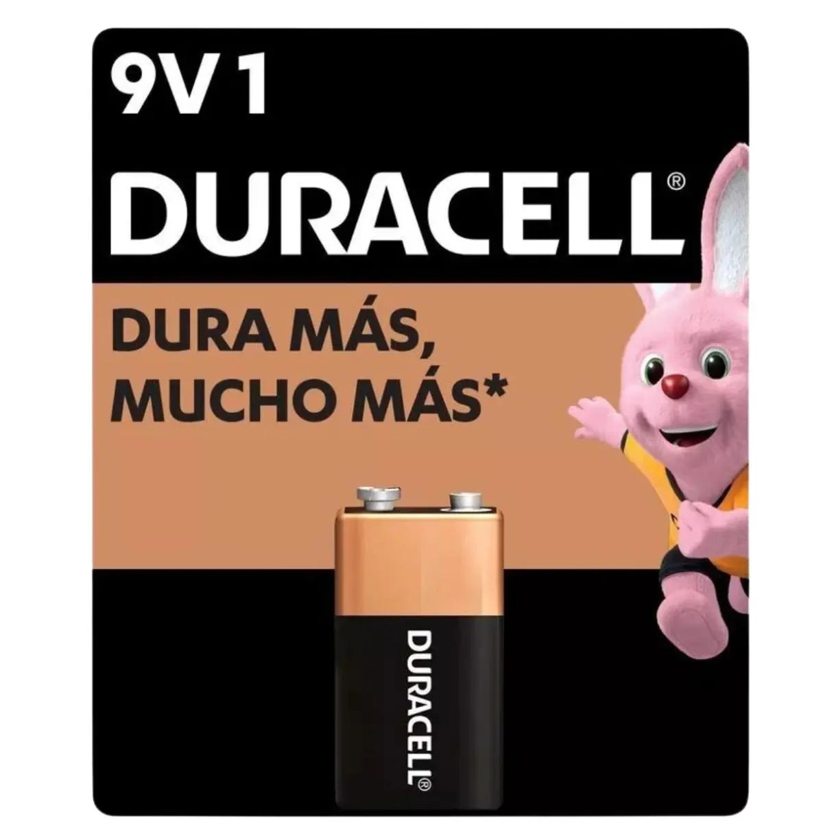 Pila Alcalina Cuadrada Duracell 9V Sin Mercurio - Duracell