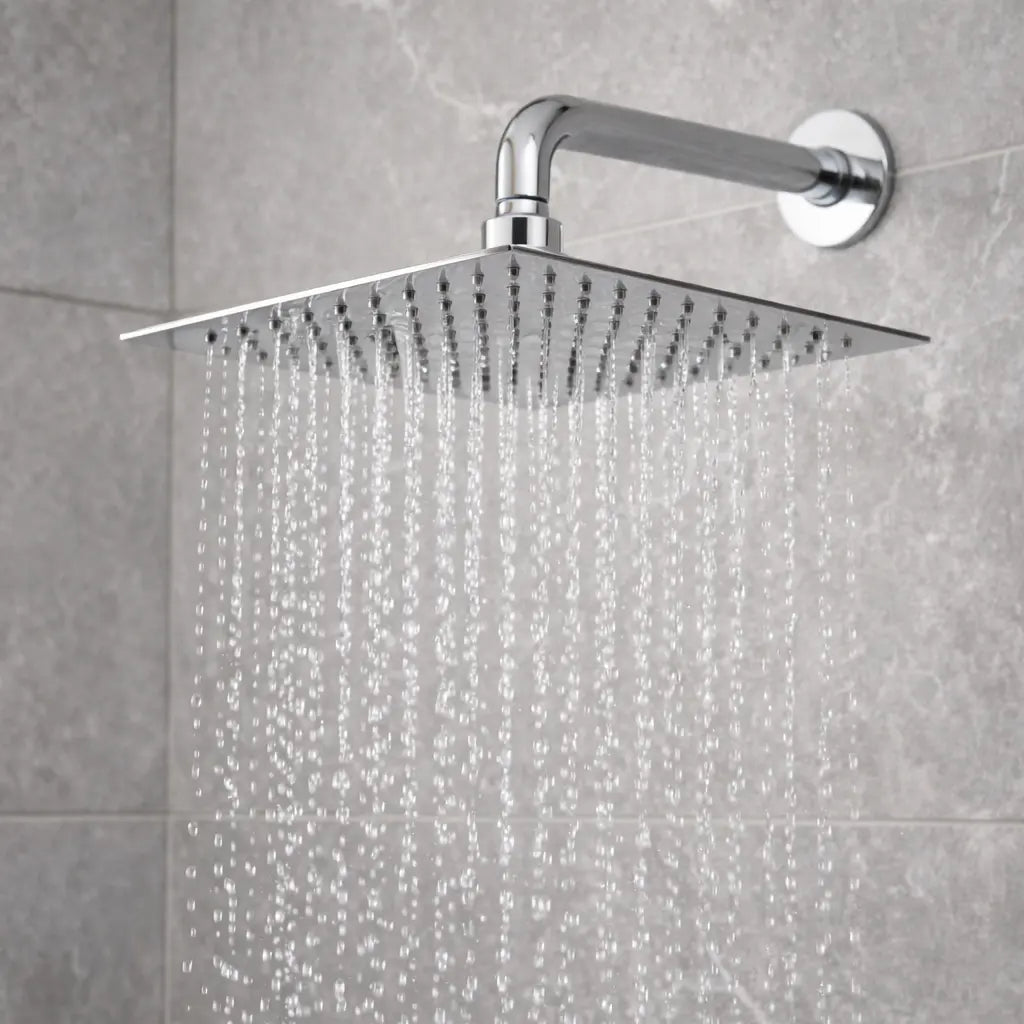 Regadera Cuadrada 6" Acero Inox Deluxe Cnx - CNX