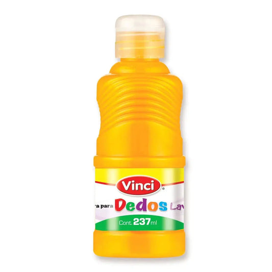 Pintura Para Dedos Lavable Vinci Colores Surtidos 237ml Elegir Color - MarchanteMX