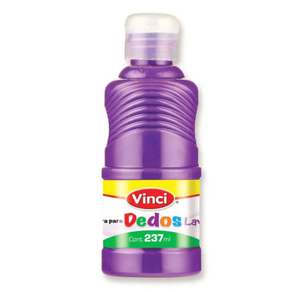 Pintura para dedos Lavable Vinci Color Violeta 237 ml - Vinci