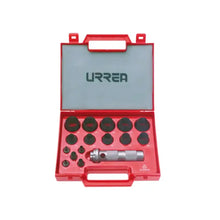 Juego de sacabocados de 3 a 30mm, 16 piezas URREA - Lock