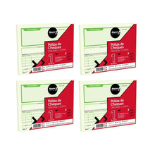 4 Block 50 hjs C/U Poliza de Cheque Medio Oficio Verde RAYTER - Rayter - vista lateral