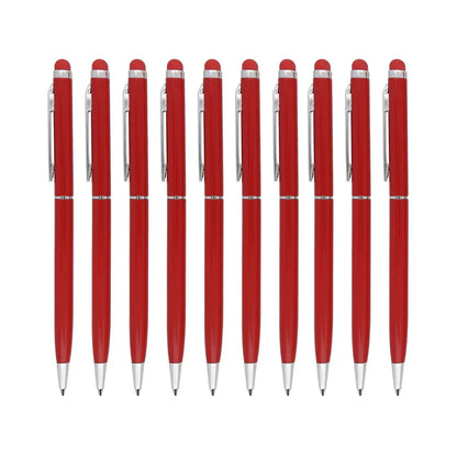 10pzs Boligrafo Aluminio Sinatra Rojo For Promotional - For Promotional