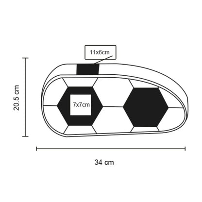 Zapatera Poliester For Promotional Impresion Balon Futbol - For Promotional - vista lateral