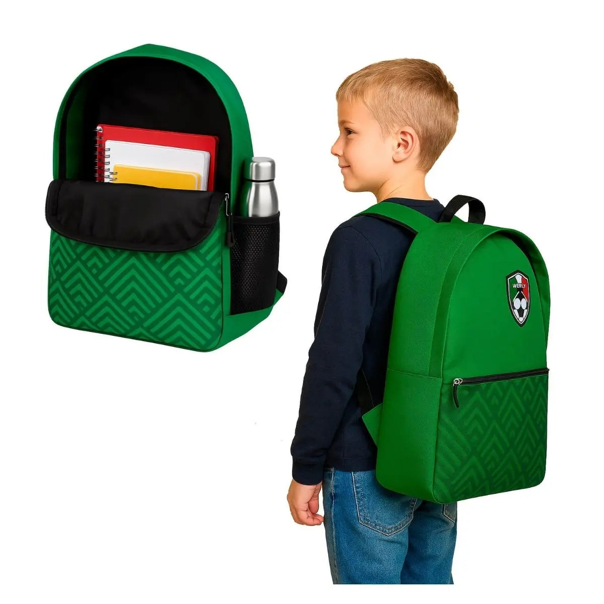 Mochila Verde For Promotional Logo Mexico Ajustable - For Promotional