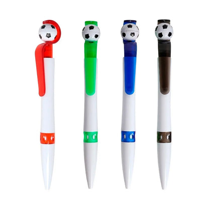 10pzs Boligrafo Clip Balon Futbol For Promotional Elegir Color Verde - For Promotional - detalle
