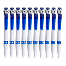 10pzs Boligrafo Clip Balon Futbol For Promotional Elegir Color Azul - For Promotional - vista lateral