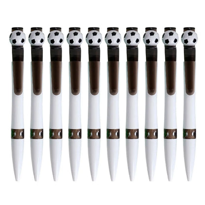 10pzs Boligrafo Clip Balon Futbol For Promotional Elegir Color Negro - For Promotional - detalle