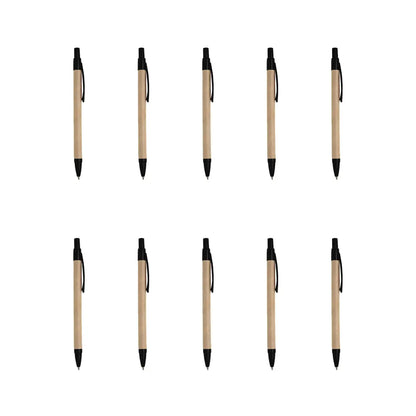 10pzs Boligrafo Eco Style Negro For Promotional - For Promotional