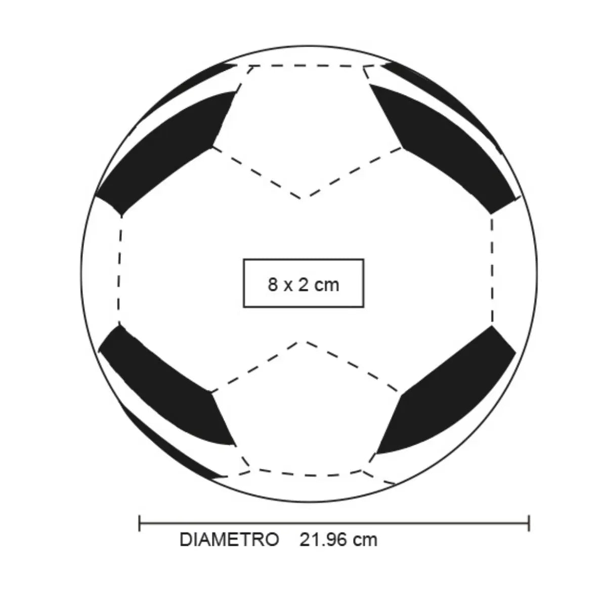 Balon Futbol For Promotional Talla 5 32 Gajos Cocido - For Promotional - empaque