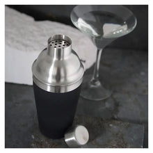 Coctelera Shaker Negro Tonic For Promotional - For Promotional - vista lateral