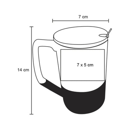 Taza Alicante Negro Promotional - For Promotional