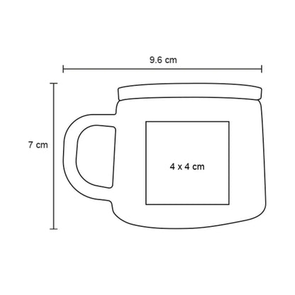 Taza Valeriana Azul Promotional - For Promotional - vista lateral