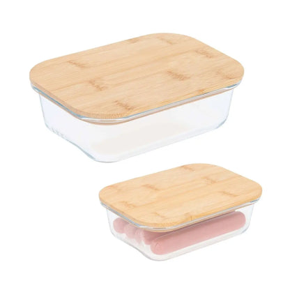 Contenedor Vidrio Tapa Banbu For Promotional - For Promotional