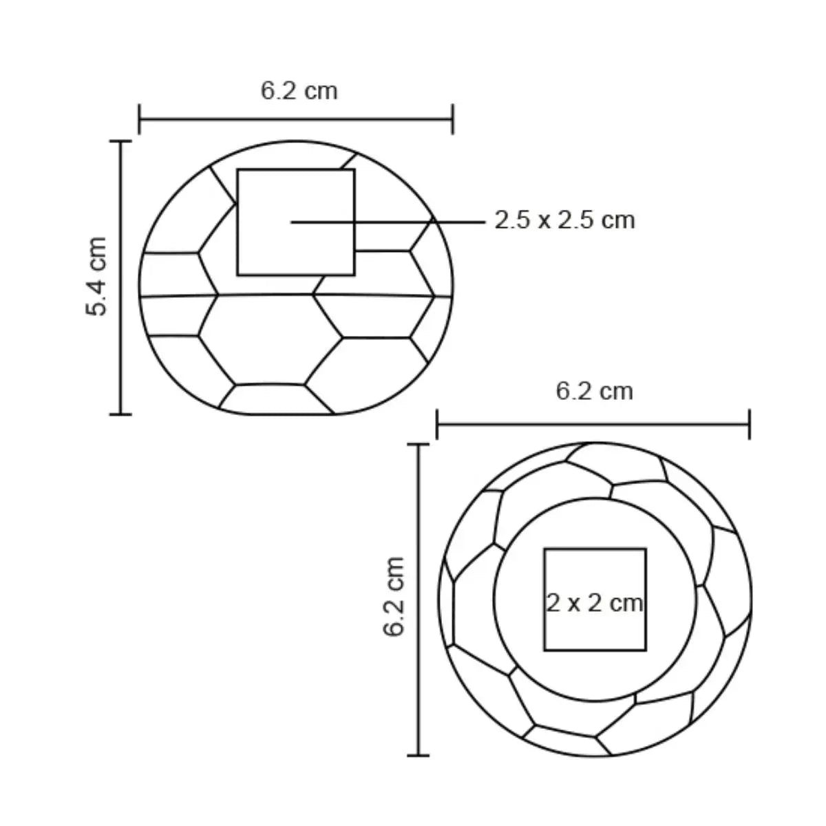 Molde p/ Hielo For Promotional Forma Balon Futbol - For Promotional