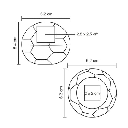 Molde p/ Hielo For Promotional Forma Balon Futbol - For Promotional