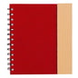 Libreta Ecologica de Cartón Rojo For Promotional - For Promotional - vista lateral