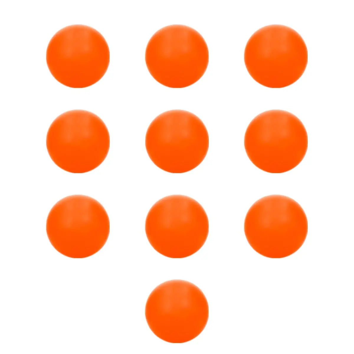 10pzs Pelota Antiestrés Circular Point Color Naranja For Promotional - For Promotional - vista lateral