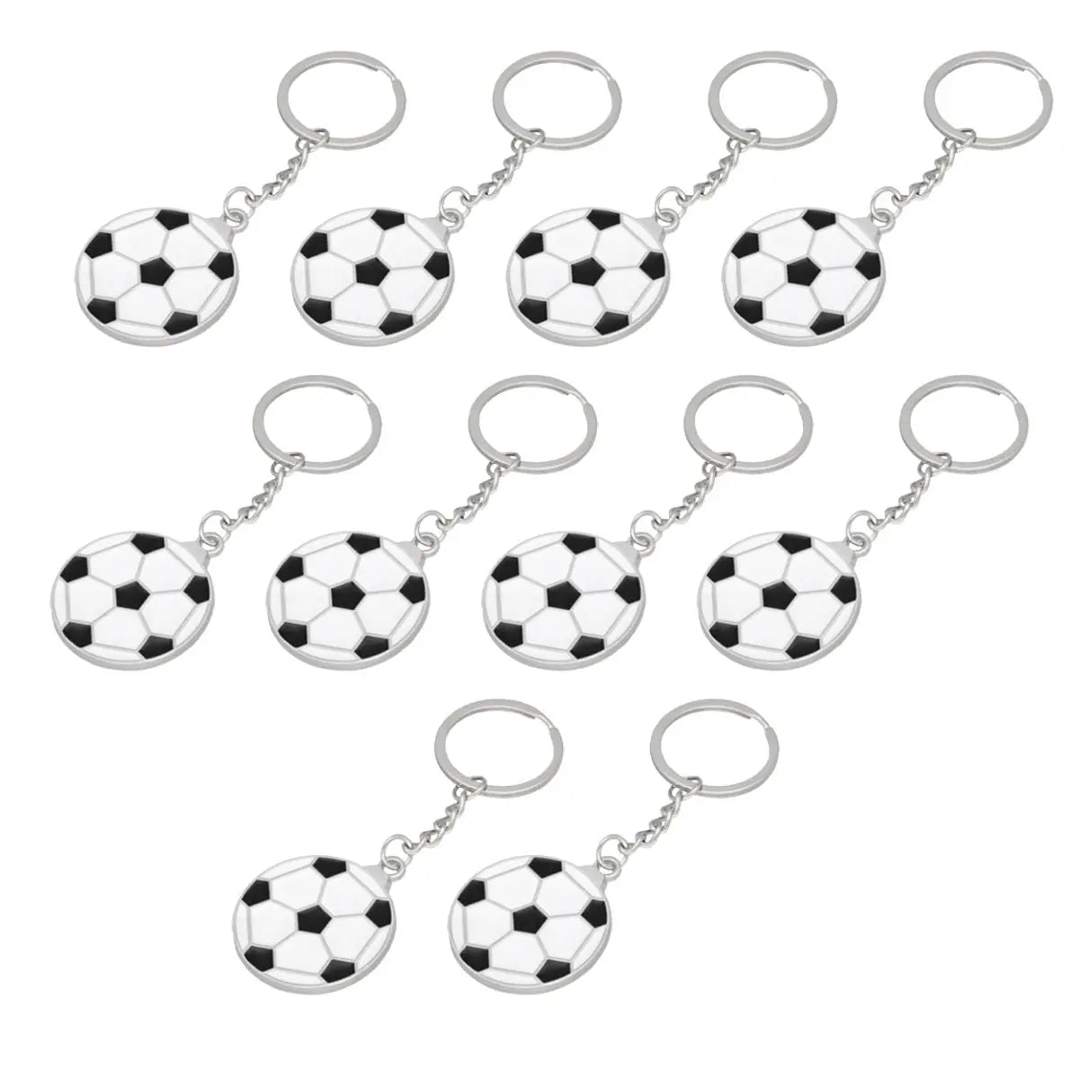 10pzs Llavero Metalico For Promotional Balon Futbol - For Promotional