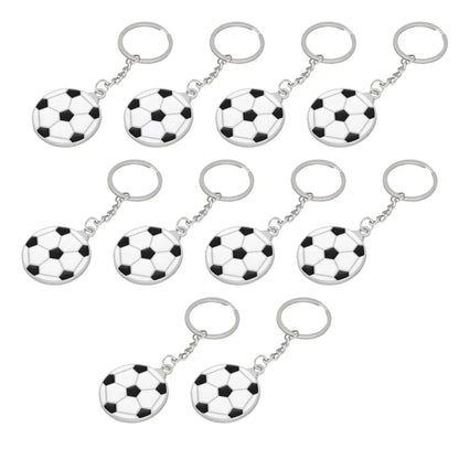 10pzs Llavero Metalico For Promotional Balon Futbol - For Promotional