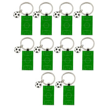 10pzs Llavero Metalico For Promotional Forma Cancha Futbol - For Promotional - detalle