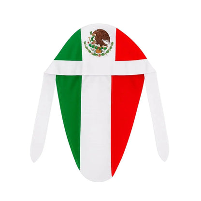 10pzs Bandana Tricolor For Promotional Poliester Mexico - For Promotional - detalle