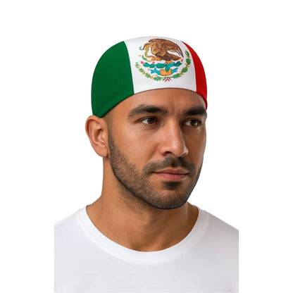 10pzs Bandana Tricolor For Promotional Poliester Mexico - For Promotional - vista lateral