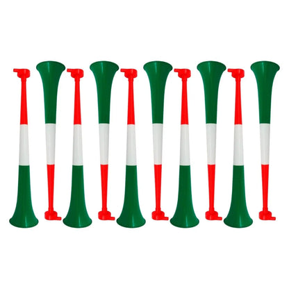 10pzs Vuvuzela Tricolor For Promotional Extensible - For Promotional