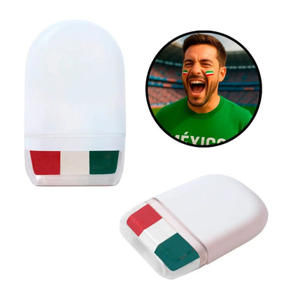 10pzs Pinta Caritas For Promotional Barra Tricolor Mexico - For Promotional - vista lateral