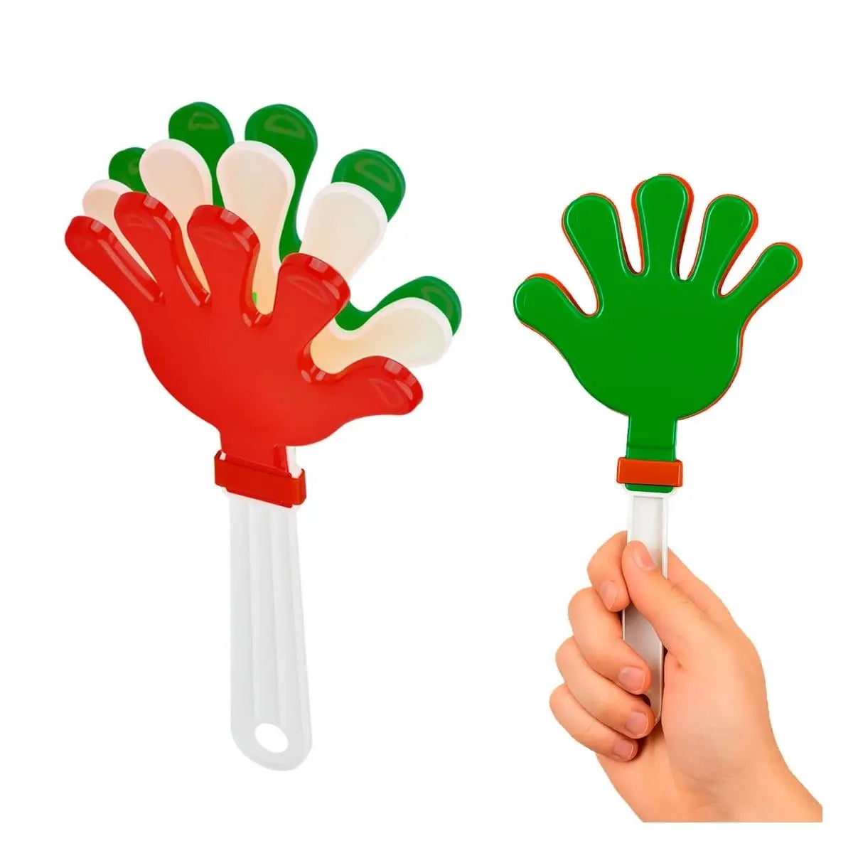 Aplaudidor Plastico For Promotional Forma Mano Tricolor - For Promotional