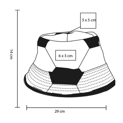 Sombrero Impresion Balon Futbol For Promotional Interior Forrado - For Promotional - detalle