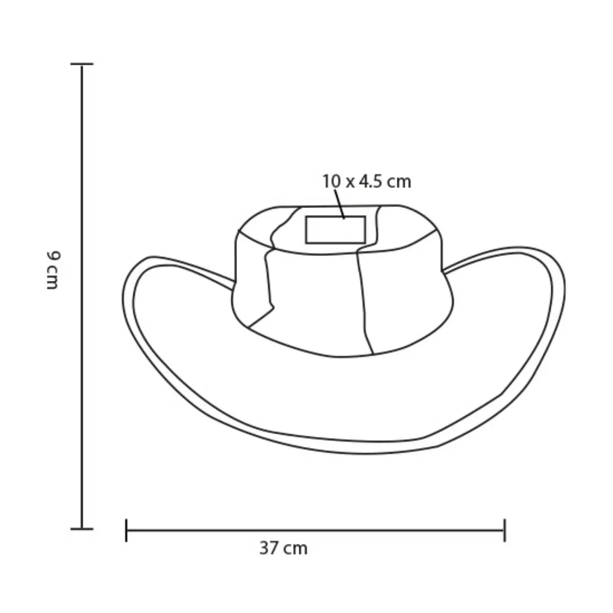 Sombrero Plegable Mexico For Promotional Poliester - For Promotional - vista lateral