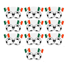 10pzs Lentes Decorativos Mexico For Promotional c/ Bandera - For Promotional - vista trasera