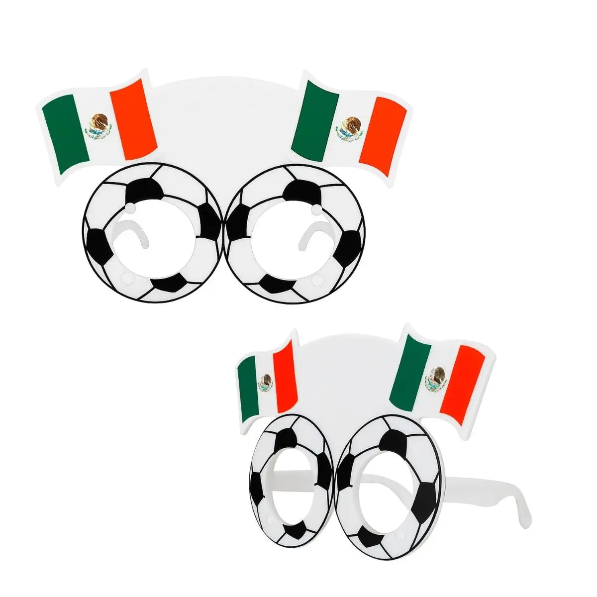 10pzs Lentes Decorativos Mexico For Promotional c/ Bandera - For Promotional - vista lateral