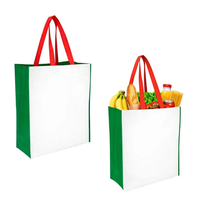 10pzs Bolsa Ecologica For Promotional Tricolor Non Woven - For Promotional - empaque
